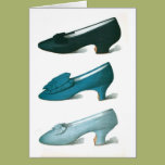 Trio of Blue Shoes Cards