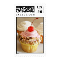 Trio Of Cupcakes Postage Stamp