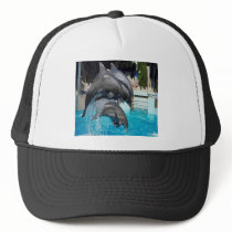 Trio-of-dolphins hat