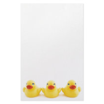 Trio of Ducks Customized Stationery