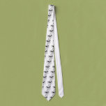 Trio of Howling Dogs Custom Tie