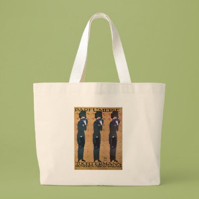 Trio of Women For Perfume Canvas Bag Zazzle_bag