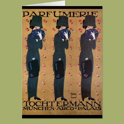 Trio of Women For Perfume Greeting Cards Zazzle_card Trio of Women For Perfume Greeting Cards Zazzle_card