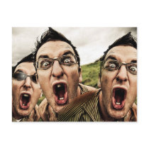 trio postcards