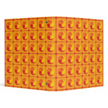 Triple comma (yellow) binders