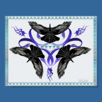 Triple Crow Celtic Knot posters