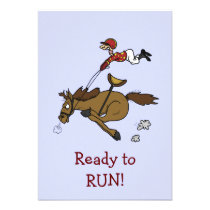 Triple Crown Horse Race Party Invitation