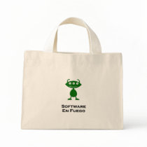 Triple Eye Software En Fuego green Canvas Bags