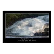 Triple Falls Waterfall Poster Print