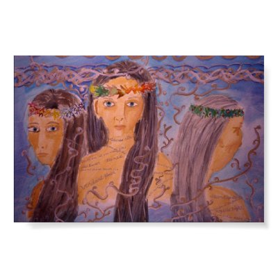 Triple Goddes Posters by Mctira