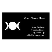 Triple Goddess Business Card Template