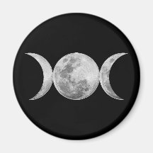 Triple Goddess Fridge Magnet