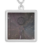 Triple Goddess in a stardust night Custom Necklace