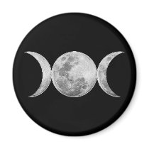Triple Goddess Fridge Magnet