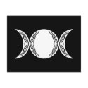 Triple Goddess Moon Symbol postcards