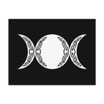 Triple Goddess Moon Symbol postcards