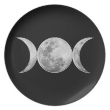 Triple Goddess Party Plate