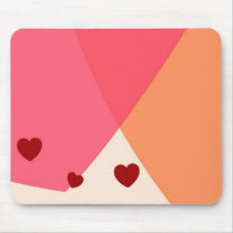Triple Heart Mouse Pad mousepads