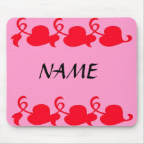 Triple Heart Personalized Mouse Pad mousepads by lapatrick1161 Triple Heart Personalized Mouse Pad mousepads
