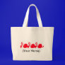 Triple Heart Personalized Tote