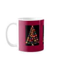Triple Jewel Christmas Tree Mug by PattiJAdkins Triple Jewel Christmas Tree Mug