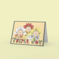 Triple Joy Triplets cards