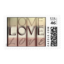 Triple Love Wedding Postage postage