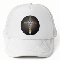 Triple Lunar Celtic Cross Hat