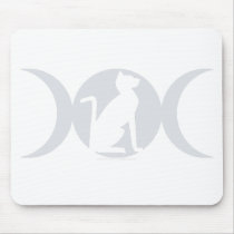 Triple Moon Cat mousepads
