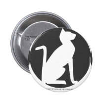 Triple Moon Cat buttons