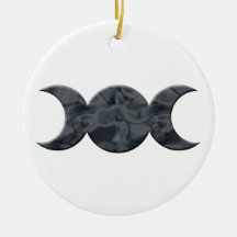 Triple Moon Goddess Ornament