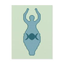 Triple Moon Goddess Postcard
