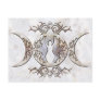 Triple Moon Moonstone Goddess Postcard