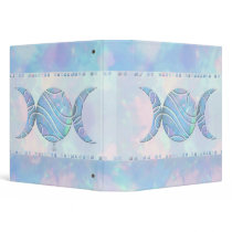 Triple Moon Opal Vinyl Binder