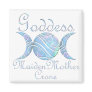 Triple Moon Opal Goddess Magnet