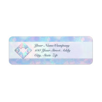 Triple Moon Opal Custom Return Address Label