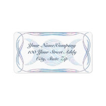 Triple Moon Opal Personalized Address Label