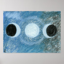 Triple Moon Print