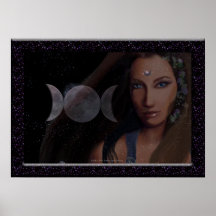 Triple Moon Print
