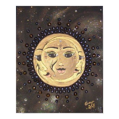 Triple Moon Signature Poster Areeyaworld Art by areeya