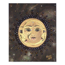 Triple Moon Signature Poster Areeyaworld Art posters