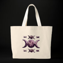 Triple Moon Tote Bags bags