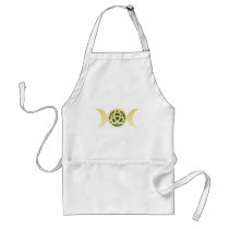 Triple Moon Triquetra Apron
