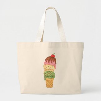 Triple Scoop - Tote Bag Bags