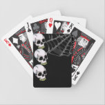 Triple Skull Playing Cards playing cards
