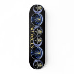 Triple Spiral Lunar Moon Skateboard
