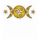 Triple Swirl Goddess Symbol t-shirts by sixteenthkid Triple Swirl Goddess Symbol t-shirts