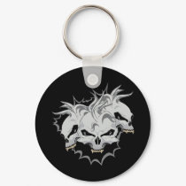 Triple Terror Skulls keychains