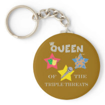 Triple Threat Queen Keychain keychains