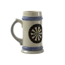 Triple Triple Twenty Dart Board Group Beer Mug